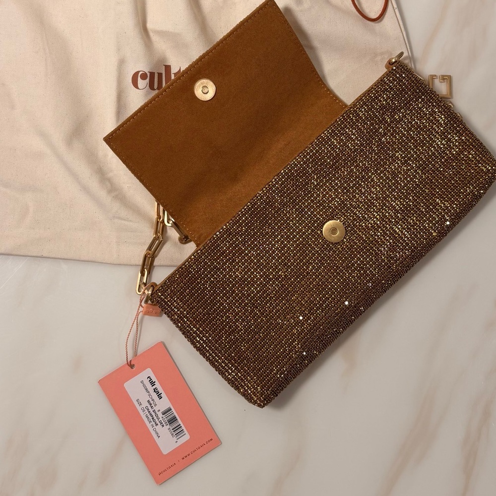 Cult Gaia Mirai Shoulder Bag in Champagne - Picture 2 of 3